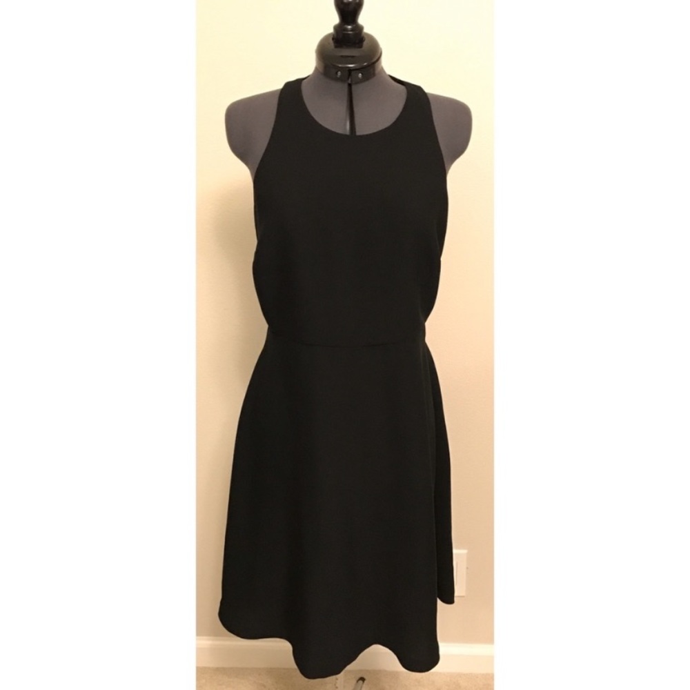 BANANA REPUBLIC black shift sleeveless dress 4